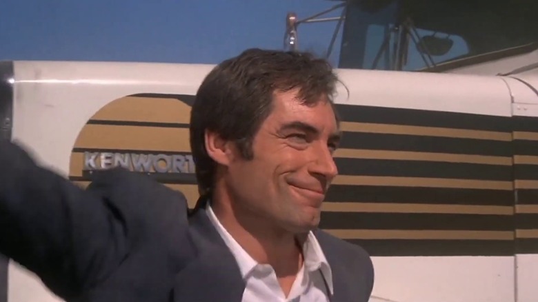 Bond by a truck