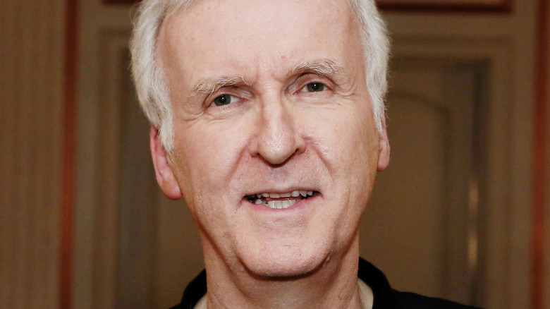 James Cameron attending a Titanic event