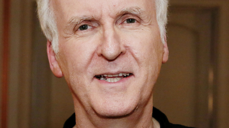 James Cameron looks at camera