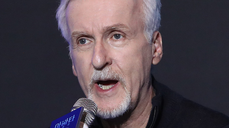 James Cameron promoting Avatar: The Way of Water