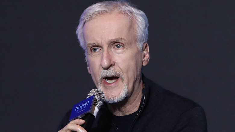 James Cameron promoting Avatar: The Way of Water