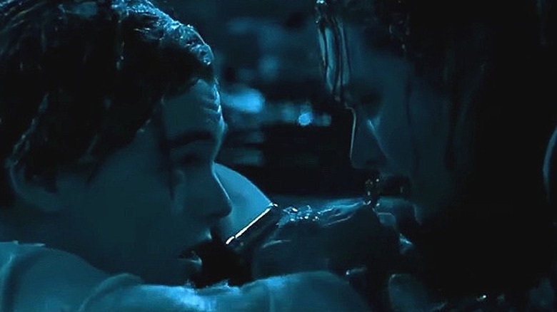 Jack and Rose softly talking