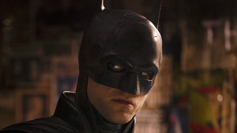 Robert Pattinson playing Batman
