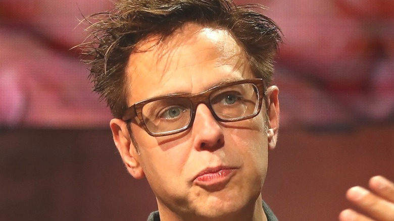 James Gunn gesturing 