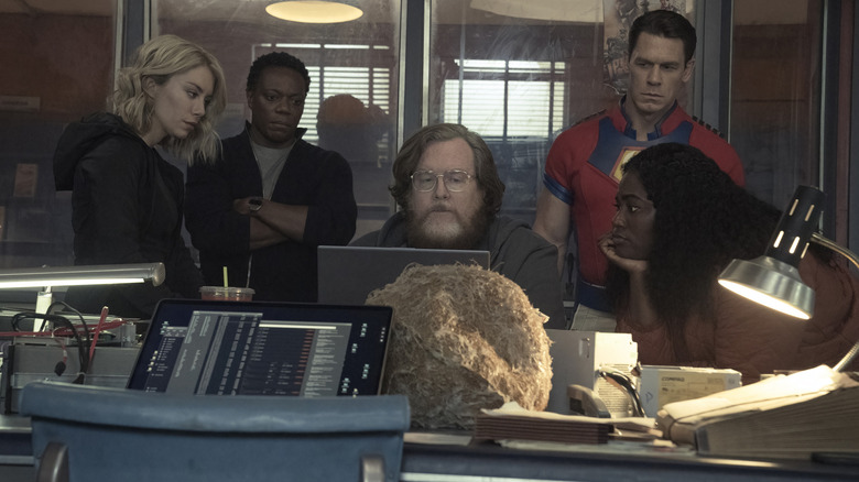 Peacemaker's team confers