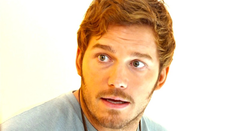 Chris Pratt looking surprised in Guardians of the Galaxy Vol. 2