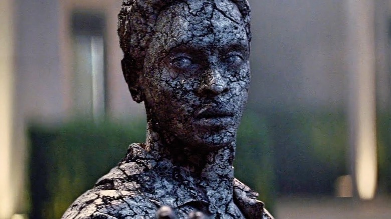 Darwin attempting to adapt himself to a deadly blast of radiation in "X-Men: First Class"