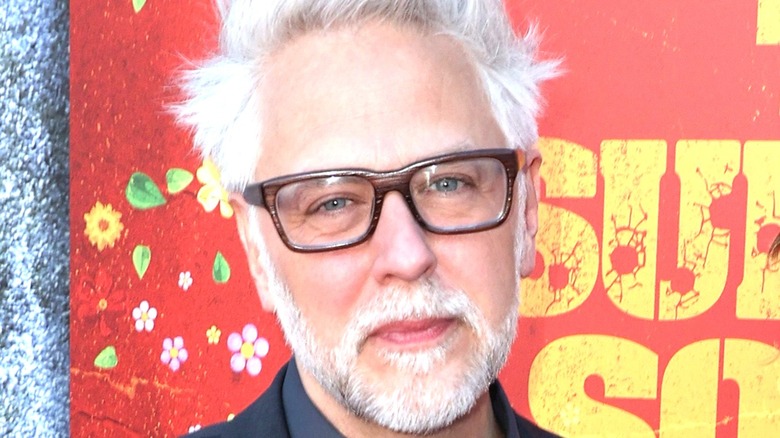 Writer and director James Gunn at a red carpet event for "The Suicide Squad"