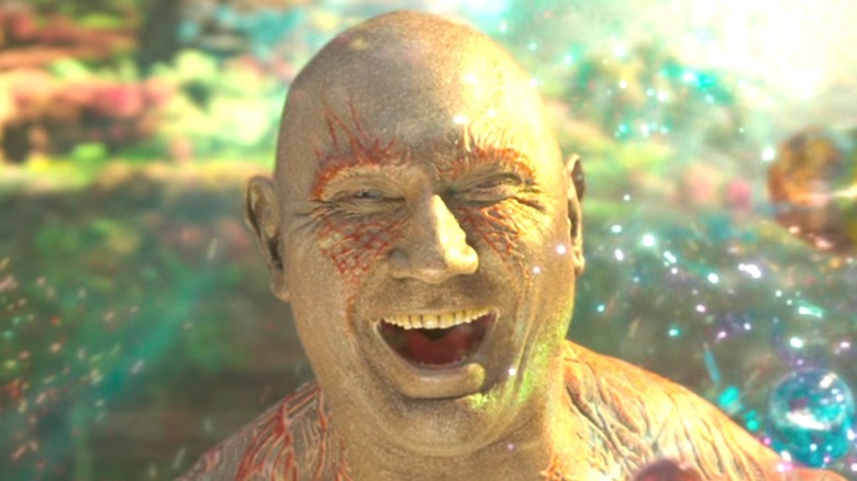 Drax the Destroyer laughing