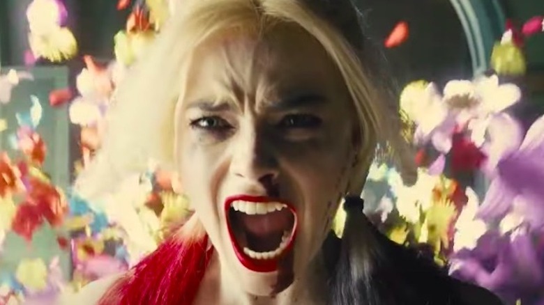 Margot Robbie Harley Quinn screaming