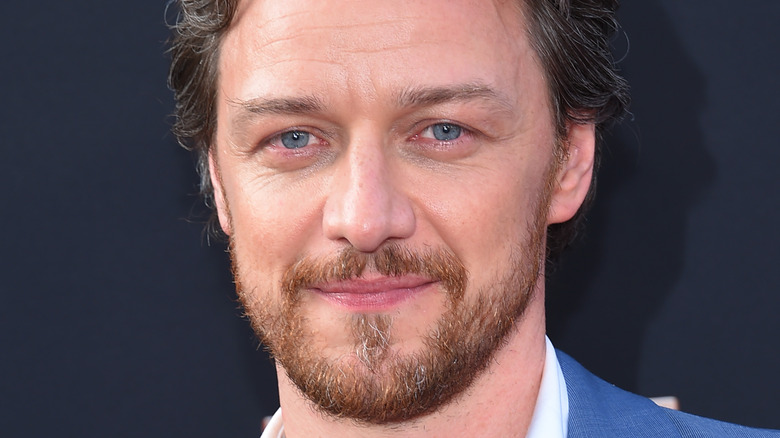 James McAvoy smiling on the red carpet