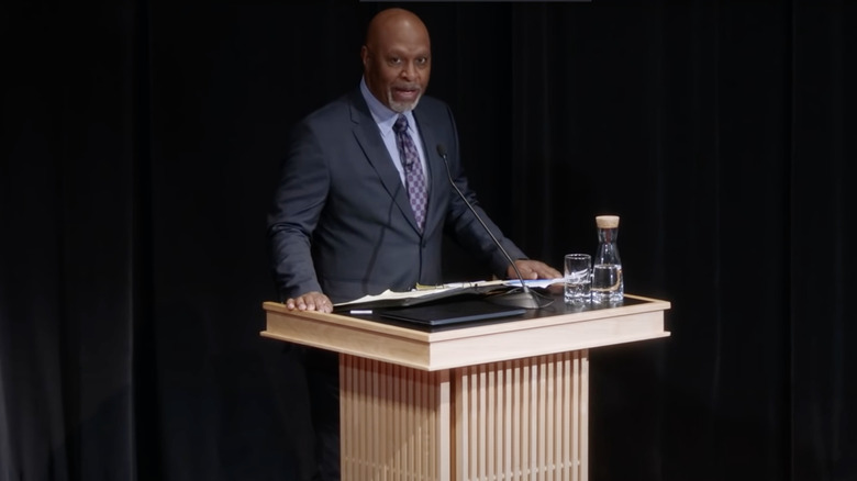 Richard Webber giving speech 