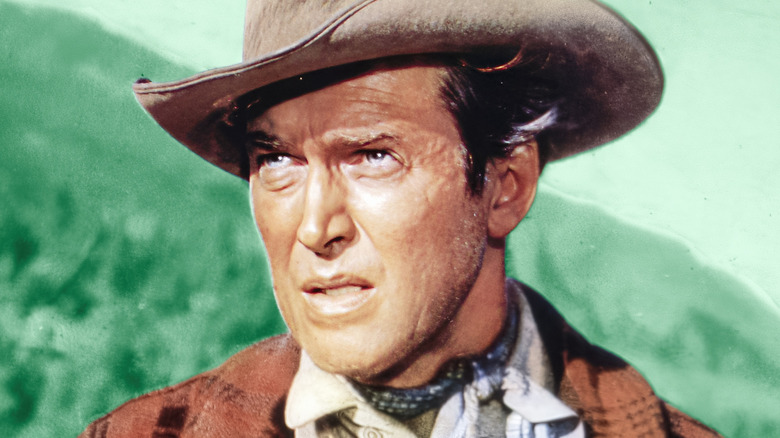 Howard Kemp frowning in The Naked Spur