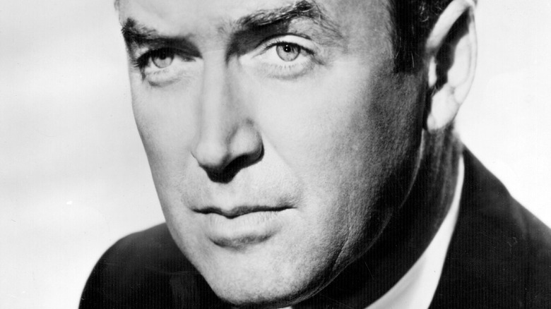 James Stewart staring