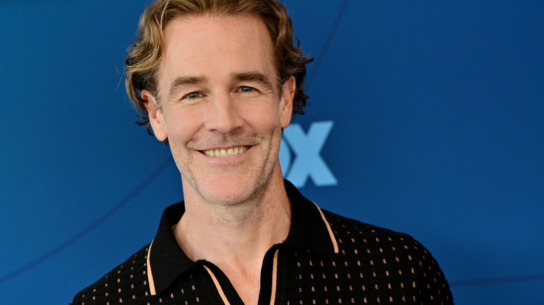 James van der Beek in a polo shirt