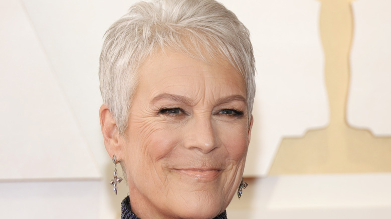 Jamie Lee Curtis smiling