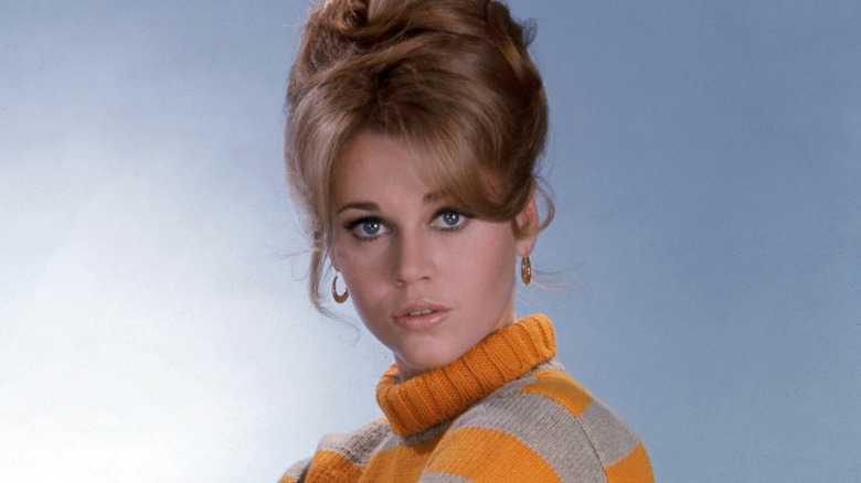 Jane Fonda modeling in 1968