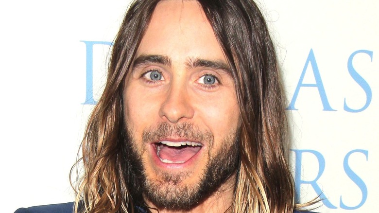 Jared Leto smiling dallas buyers club red carpet