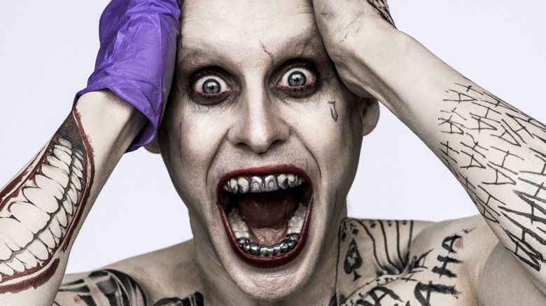 Jared Leto as the Joker in Suicide Squad