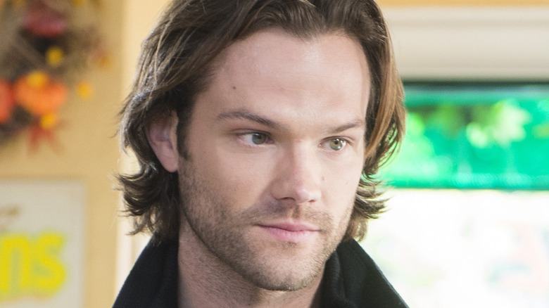 Jared Padalecki looking somber