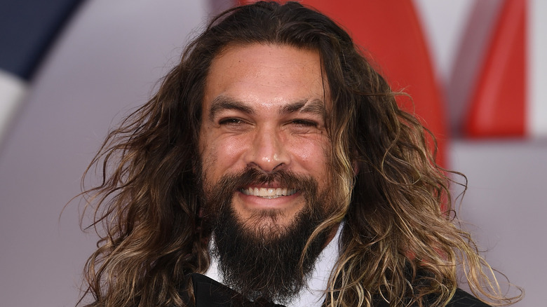 Jason Momoa smiling