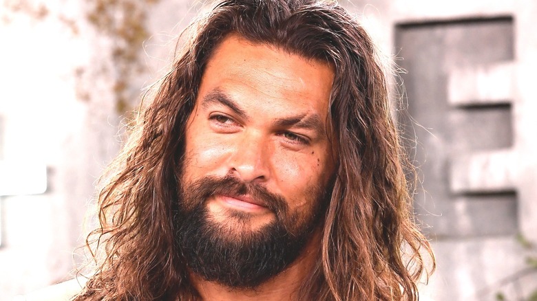 Jason Momoa smiling