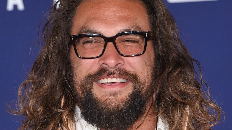 Jason Momoa laughing