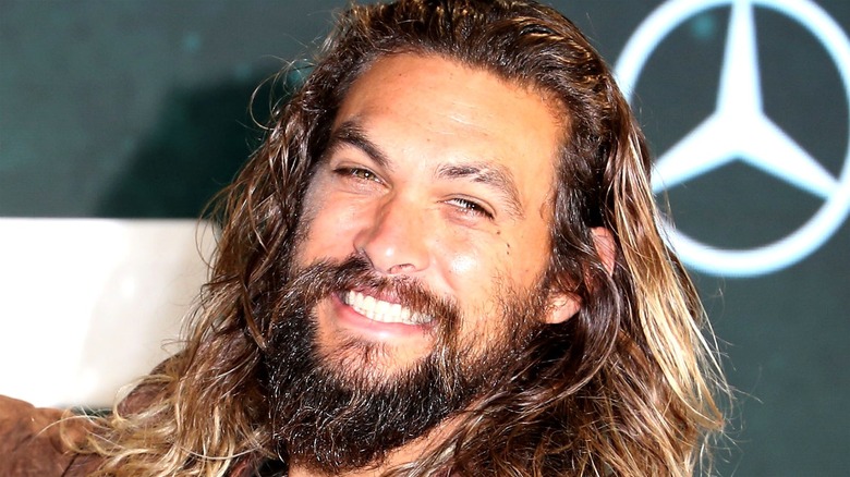 Jason Momoa smiling