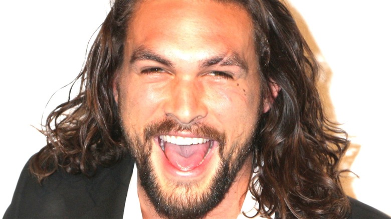 Jason Momoa smiling