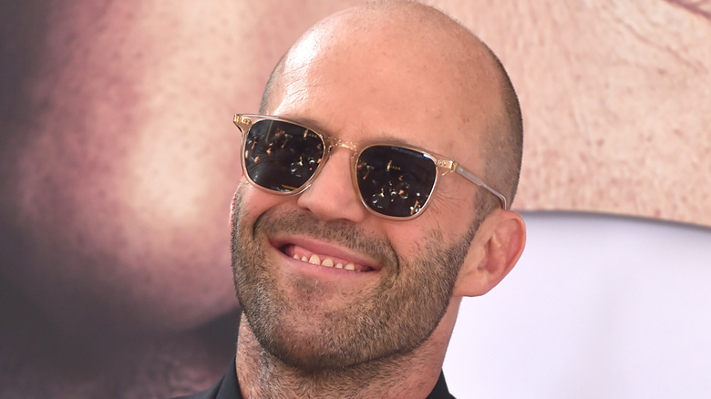 Jason Statham smiling