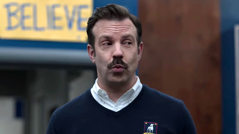 Ted Lasso smiling