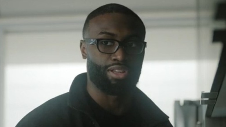 Jaylen Brown talking in 