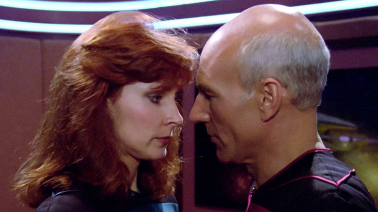 Picard and Crusher face to face