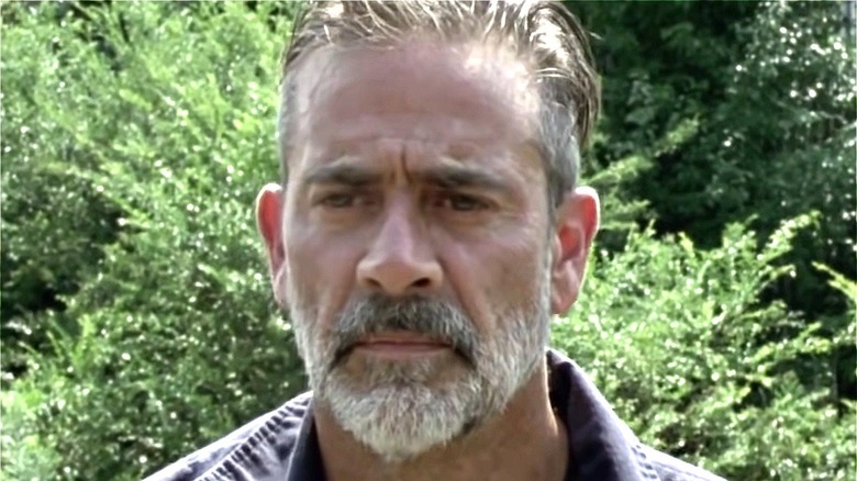 Negan thoughtful