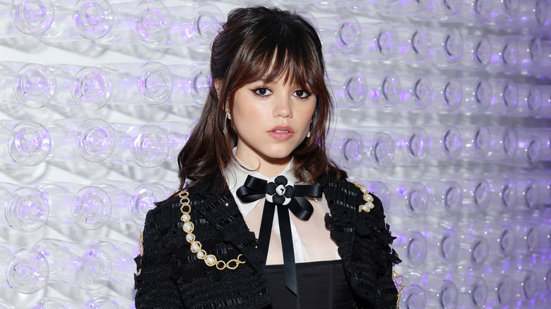 Jenna Ortega poses at event