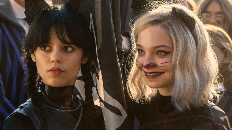 Wednesday and Enid Costumes