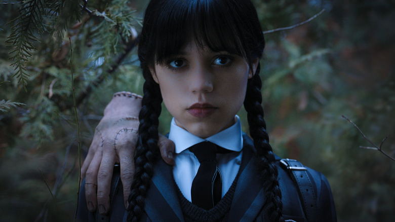 Wednesday Addams backpack woods Thing