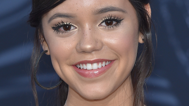 Jenna Ortega attends Venom premiere