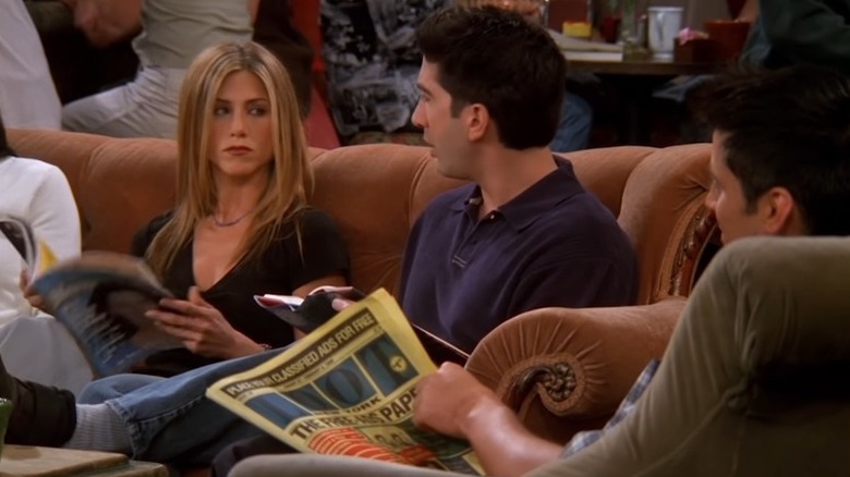 Rachel staring at Ross Friends