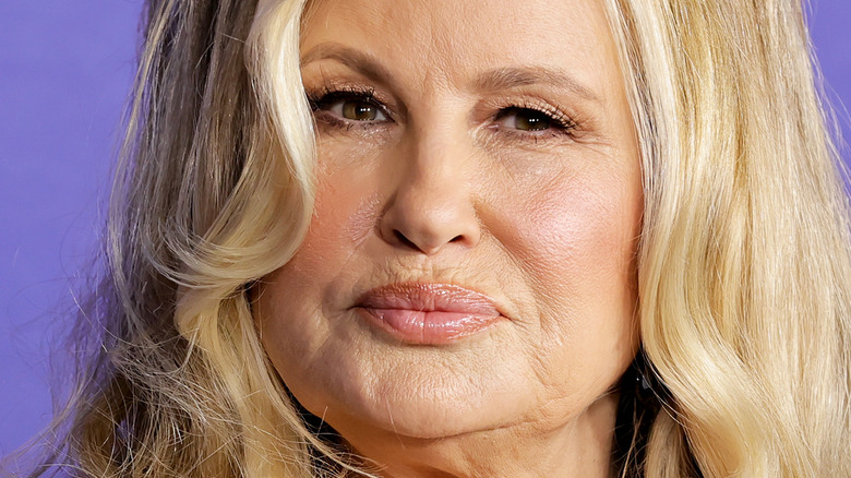 Jennifer Coolidge blonde hair brown eyes