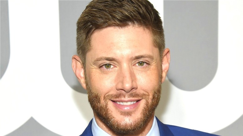 Jensen Ackles looking happy