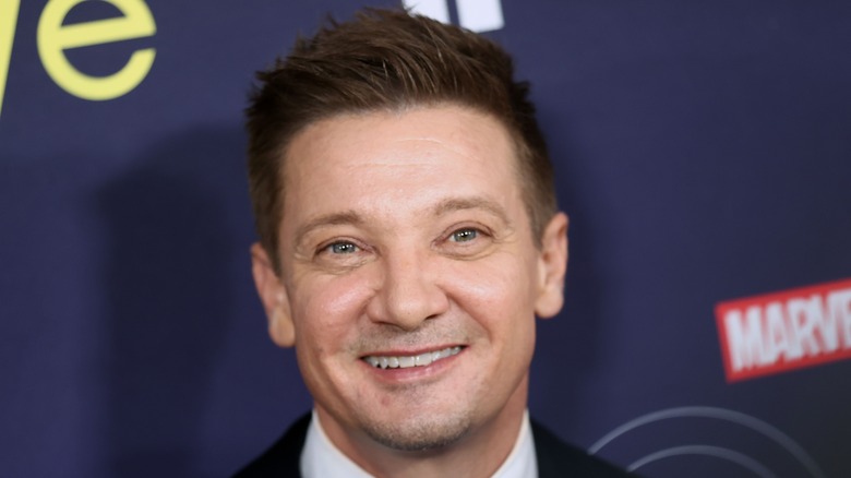 Jeremy Renner attends Hawkeye event