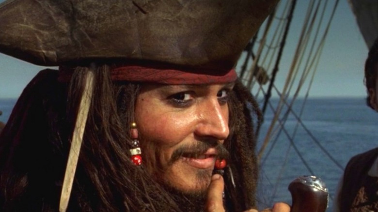 Captain Jack Sparrow smiling