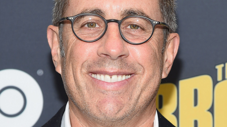 Jerry Seinfeld giving a smile