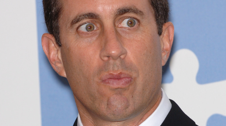 Jerry Seinfeld looking surprised