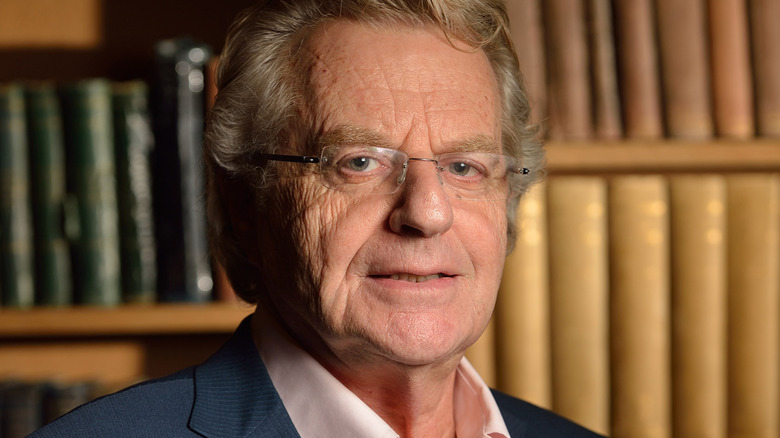 Jerry Springer slightly grimacing 