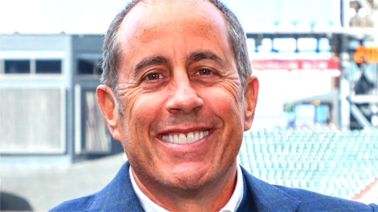 Jerry Seinfeld smiles