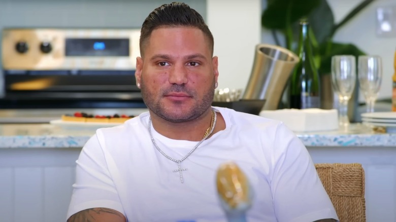 Ronnie Ortiz-Magro in white shirt