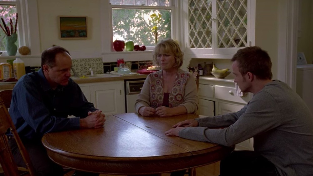 Jesse and his parents in Breaking Bad