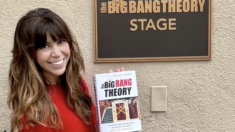 Jessica Radloff posing with her book